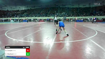 120 lbs Consi Of 16 #2 - Gracie Cooper, Bixby vs Chloe Medlock, Hefner Middle School