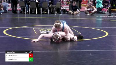 107 lbs Round Of 16 - Sierra Chiesa, Northwestern vs Cam Baker, Burrell