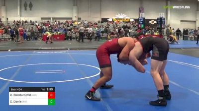 174 lbs C Of 16 #1 - Kyle Bierdumpfel, Harvard vs Colt Doyle, Oregon State