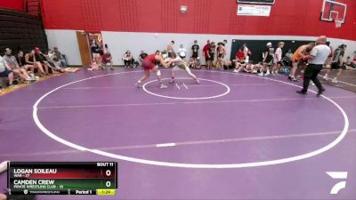 165 lbs Round 4 (6 Team) - Logan Soileau, WAR vs Camden Crew, Pirate Wrestling Club