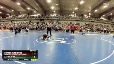 90 lbs Champ. Round 2 - Peyton Altemeyer, Owensville Kids Wrestling Club-AAA vs Stanton Hilt, Team Central Wrestling Club-AAA