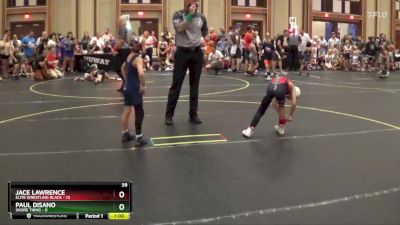 60 lbs Finals (8 Team) - Jace Lawrence, Elite Wrestling Black vs Paul Disano, Shore Thing