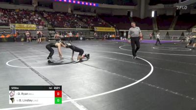 125 lbs Round Of 16 - Damion Ryan, Bellarmine vs Ben Lindley, Lindenwood