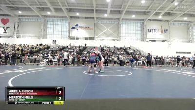 145 lbs Round 4 - Ariella Pigeon, Niskayuna Youth Wrestling vs Meredith Mills, Club Not Listed