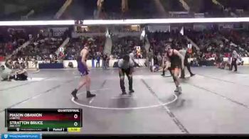 140 lbs Quarterfinal - Stratton Bruce, Ark City vs Mason Obanion, Labette