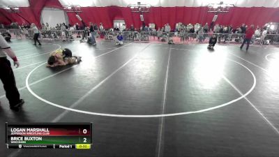 157 lbs Cons. Round 2 - Logan Marshall, Jefferson Wrestling Club vs Brice Buxton, Wisconsin