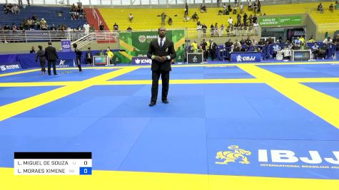 LUIZ MIGUEL DE SOUZA MASCARENHAS vs LUCA MORAES XIMENES 2024 Brasileiro Jiu-Jitsu IBJJF