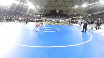 101 lbs Round 1 - Onica Sanchez, Victory Wrestling-Central WA vs Evonny Rogers, Eatonville Cruisers Wrestling