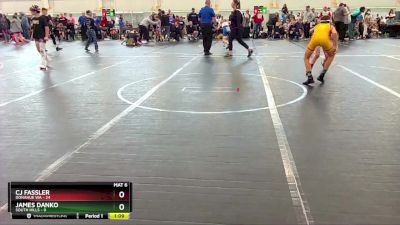 80 lbs Quarterfinals (8 Team) - James Danko, South Hills vs CJ Fassler, Donahue WA