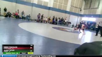150 lbs Round 2 (4 Team) - Drew Toschlog, Center Grove vs Aleks Tatum, Hobart