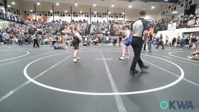 Consolation - Keegan Tripp, Checotah Matcats vs Emma Bomboy, Coweta Tiger Wrestling