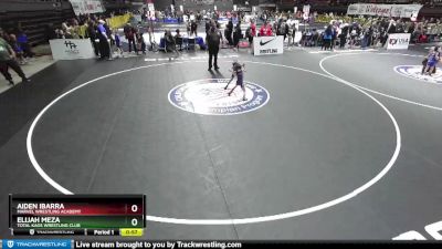 43 lbs Quarterfinal - Aiden Ibarra, Marvel Wrestling Academy vs Elijah Meza, Total Kaos Wrestling Club