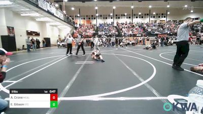 61 lbs Consolation - Aiden Crone, Mcalester Youth Wrestling vs Elliott Gibson, Owasso Takedown Club