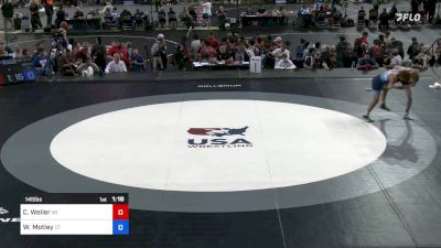 145 lbs Rnd Of 64 - Colton Weiler, Wisconsin vs William Motley, Connecticut