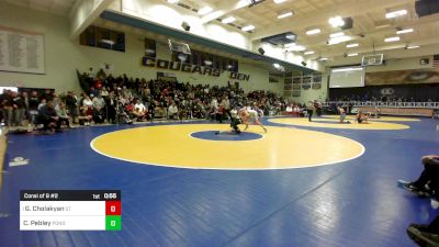 160 lbs Consi Of 8 #2 - Grigor Cholakyan, St. John Bosco vs Christian Pebley, Ponderosa