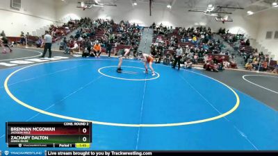 145 lbs Cons. Round 2 - Zachary Dalton, Green River vs Brennan Mcgowan, Jackson Hole