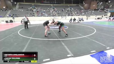 185 lbs Quarterfinal - Viktorya Emelianova, Ryle vs A`Niyah Sullivan, Western