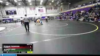 152 lbs Semifinal - Alonzo Lopez, Selah vs Gunnar Thompson, Flathead