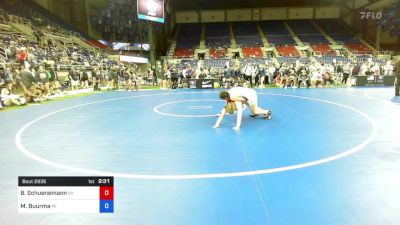 132 lbs Cons 32 #2 - Brooke Schuenemann, Wisconsin vs Margaret Buurma, Michigan