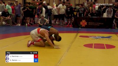 74 kg Semifinal - Julian Ramirez, SPAR/TMWC vs Elroy Perkin, TMWC