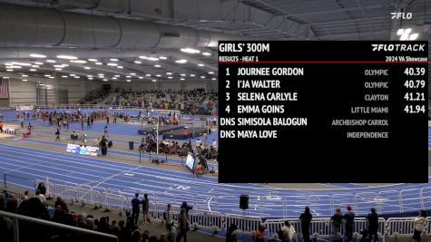 High School Girls' 300m Invitational , Finals 2