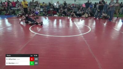 110 lbs Pools - Rj Whorton, Team Palmetto vs Hunter Gordon, West Virginia Wild