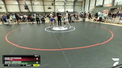 152 lbs Cons. Round 3 - Gage Stutesman, Washington vs Gavin Carnahan, Deer Park Ironman Wrestling Club