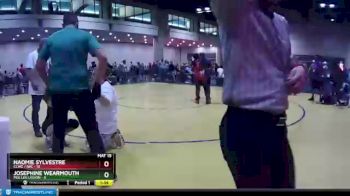 126 lbs Round 9 (10 Team) - Naomie Sylvestre, CLWC / IWC vs Josephine Wearmouth, Peg Leg Legion