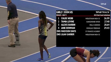 High School Girls' 200m, Prelims 10