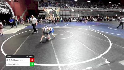 74 lbs Final - Markus Reyes-Galdamez, Westlake vs Axton Mosher, Shepherd WC