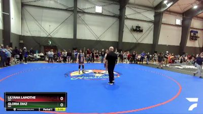 122 lbs Semifinal - Lilyana Lamothe, WA vs Gloria Diaz, WA
