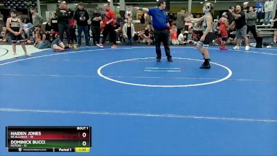 84 lbs Semis (4 Team) - Dominick Bucci, M2TCNJ vs Haiden Jones, PA Alliance