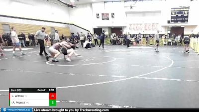 182 lbs Semifinal - Alex Munoz, Valencia vs Logan Witten, Trabuco Hills