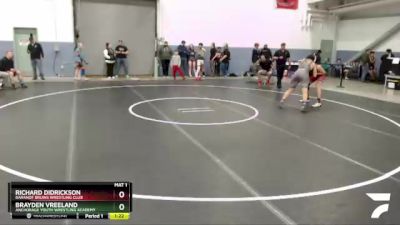 182 lbs Round 2 - Richard Didrickson, Baranof Bruins Wrestling Club vs Brayden Vreeland, Anchorage Youth Wrestling Academy