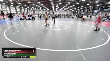 110 lbs Rd# 5- 3:45pm Friday Final Pool - Jackson Crowder, Virginia Hammers vs Colten Jones, Ranger WC