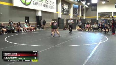 235 lbs Round 6 (16 Team) - Rowan Statz, Lady Luck Wrestling vs Caitlyn Sohm, Hastings Wrestling Academy