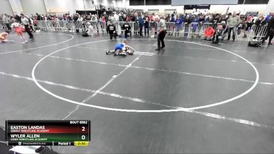 71 lbs Cons. Round 2 - Wyler Allen, Lions Wrestling Academy vs Easton Landas, Sebolt Wrestling Academy