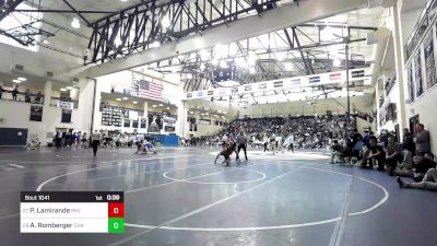 133 lbs Consi Of 16 #1 - Patrick Lamirande, Perkiomen Valley vs Ashton Romberger, Chambersburg