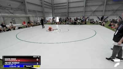 132 lbs 2nd Wrestleback (16 Team) - Gavin Risse, South Dakota Blue vs Meyer Murray, Michigan Red