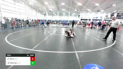 69 lbs Consolation - Zachary Paris, Smitty's Wrestling Barn vs Brooklyn Murray, Salem NH