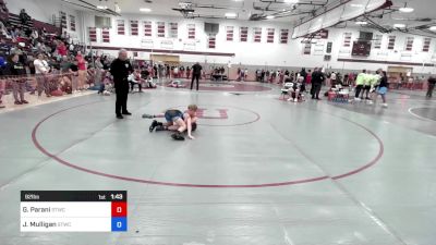 92 lbs Consolation - Gregory Parani, Shore Thing WC vs Jack Mulligan, Shore Thing WC