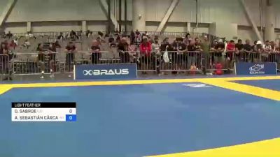 OWEN SABROE vs ANTONIO SEBASTIÁN CÁRCAMO BARRIE 2022 IBJJF Jiu-Jitsu CON International