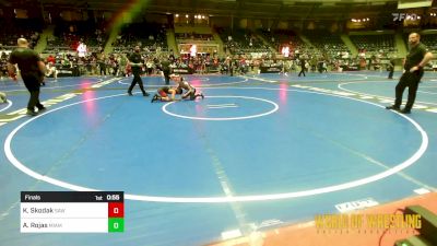 90 lbs Final - Kaiden Skodak, Simmons Academy Of Wrestling vs Adrian Rojas, Miami Wrestling Club