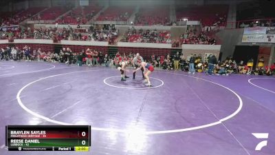 175 lbs Quarters & 1st Wb (16 Team) - Braylen Sayles, Midlothian Heritage vs Reese Daniel, Lubbock