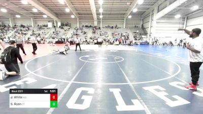 120 lbs Round Of 64 - Jaden White, MD vs Shane Ryan, CT