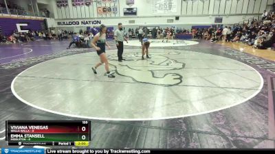 135 lbs Champ. Round 1 - Viviana Venegas, Walla Walla vs Emma Stansell, Middleton