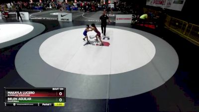 80 lbs Quarterfinal - Makayla Lucero, Bloodline Wrestling vs Belen Aguilar, California