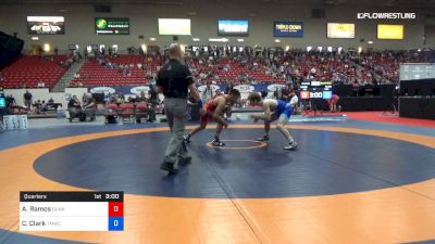 61 kg Quarters - Anthony Ramos, Sunkist Kids Wrestling Club vs Cory Clark, TMWC/ HWC