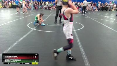 64 lbs Finals (2 Team) - Garrett Nicklos, Highland Medina vs Jase Wisener, Donahue WA Blue