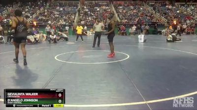 2A 220 lbs Cons. Round 3 - D`Angelo Johnson, Nash Central vs Geviaunta Walker, Lincolnton